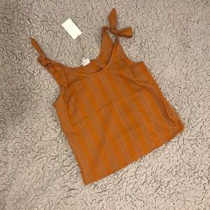 A NEW DAY BURNT ORANGE TOP